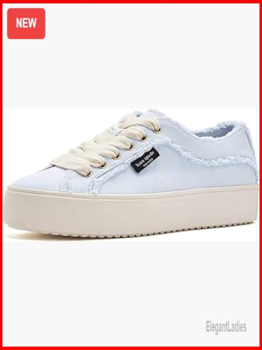 Women's Platform Sneakers Size 9 Casual Lace-Up Cotton Canvas Shoes - Picture 1 of 7